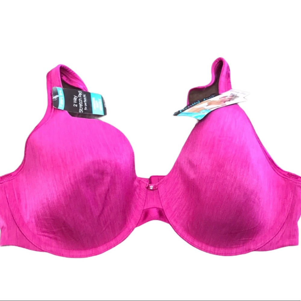 NWT Vanity Fair Bra 38D Pink Underwire